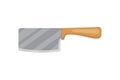 Vector knive for butcher shop. Kitchen knive Utensil for cooking.