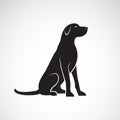 Vector of a labrador retriever dog isolated. Pet Royalty Free Stock Photo