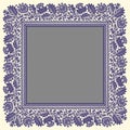 Vector Lace Big Square Frame.