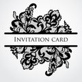 Vector lace card