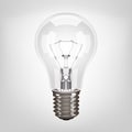 Vector lamp bulb Royalty Free Stock Photo