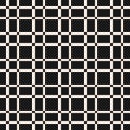 Vector lattice seamless pattern. Square geometric grid texture
