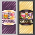 Vector layouts for Fruit Smoothie