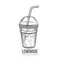 Lemonade icon outline