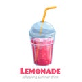 Vector lemonade icon.