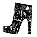 Vector lettering Fashion Fades