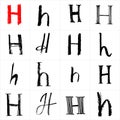 Vector letters.