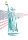 Vector - Liberty 4th July abstract color