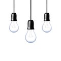 Vector Light bulb isolated. Realistic style lamp.