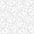Vector light gray and white checkered seamless pattern with optical illusion Royalty Free Stock Photo