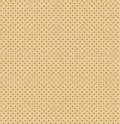 Vector light perforated leather seamless texture. Realistic perforated background. Beige dotted pattern. Car seat material design. Royalty Free Stock Photo