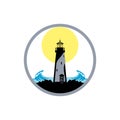 Lighthouse logo vector