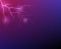 Vector lightning flash strike Royalty Free Stock Photo