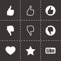 Vector like icon set