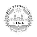 Vector Lima City Badge, Linear Style