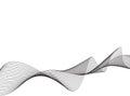 Vector line art waves