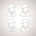 Vector Line Avatars