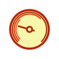 Vector line meter icon. Meter Icon