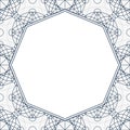 Vector Linear Geometry Background with Frame Royalty Free Stock Photo