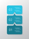 Vector lines arrows infographic. Royalty Free Stock Photo