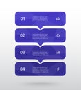 Vector lines arrows infographic.