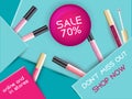 Vector Lipgloss Package Design