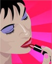 Vector Lipstick Woman