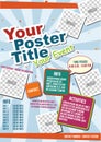 Vector Lively Colorful Poster Template
