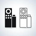 Vector llustration of remote control Royalty Free Stock Photo