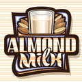 Vector logo for Almond Milk