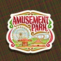 Vector logo for Amusement Park Royalty Free Stock Photo