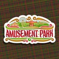 Vector logo for Amusement Park Royalty Free Stock Photo