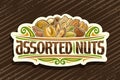 Vector logo for Assorted Nuts Royalty Free Stock Photo