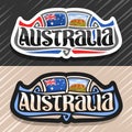 Vector logo for Australia