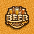 Vector logo for Beer Royalty Free Stock Photo