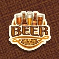 Vector logo for Beer Royalty Free Stock Photo