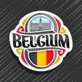 Vector logo for Belgium