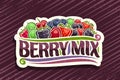 Vector logo for Berry Mix Royalty Free Stock Photo