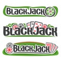 Vector logo Black Jack