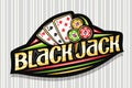 Vector logo for Blackjack