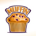 Vector logo for Blueberry Muffin