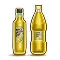 Vector logo Bottles Rice Bran Oil