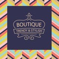 Vector logo for boutique clothing, accessories, jewelry
