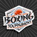 Vector logo for Boxing Tournament