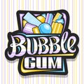 Vector logo for Bubble Gum Royalty Free Stock Photo