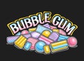 Vector logo for Bubble Gum Royalty Free Stock Photo