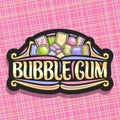 Vector logo for Bubble Gum Royalty Free Stock Photo