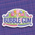 Vector logo for Bubble Gum Royalty Free Stock Photo