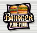 Vector logo for Burger Menu