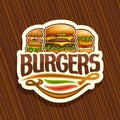 Vector logo for Burgers